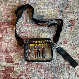 Jonas Brothers Clear Crossbody Bag - Black